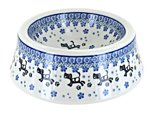 Polish Pottery Dog Bowl