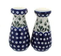 Alyce Large Salt & Pepper Shakers Polish Pottery
