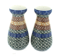 Athena Large Salt & Pepper Shakers Polish Pottery