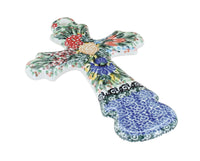 Polish Pottery Summer Blooms Cross