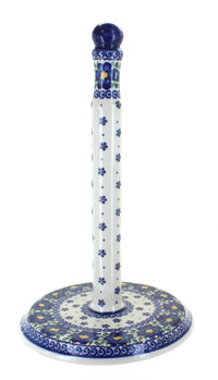 Polish Pottery Spring Blossom Paper Towel Holder
