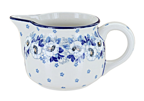 Polish Pottery Georgia Blue Small Pitcher