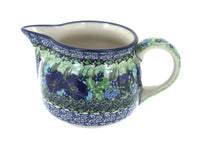 Polish Pottery Sapphire Fields Small Pitcher