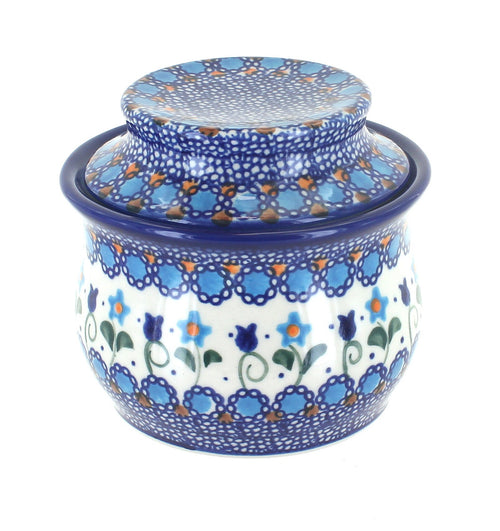 Polish Pottery Savannah French Butter Dish