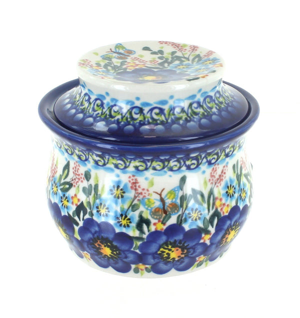 Garden of Blue French Butter Dish