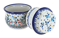 Garden Of Eden French Butter Dish Polish Pottery