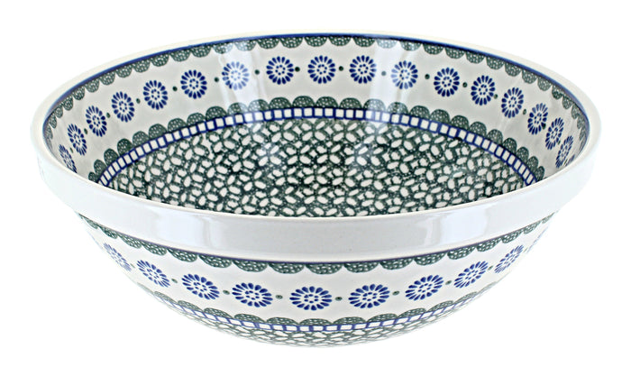 Polish Pottery Maia Large Serving Bowl