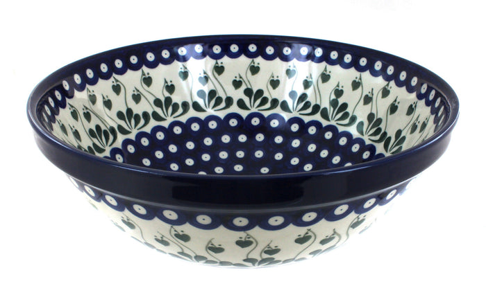 Alyce Large Serving Bowl Polish Pottery