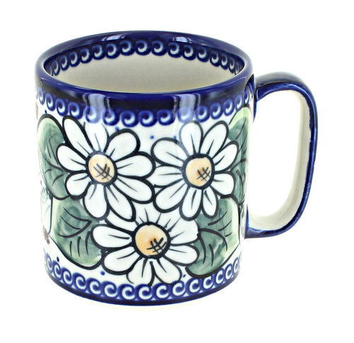 Polish Pottery Ladybug Coffee Mug