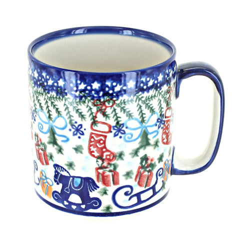 Polish Pottery Christmas Bounty Coffee Mug