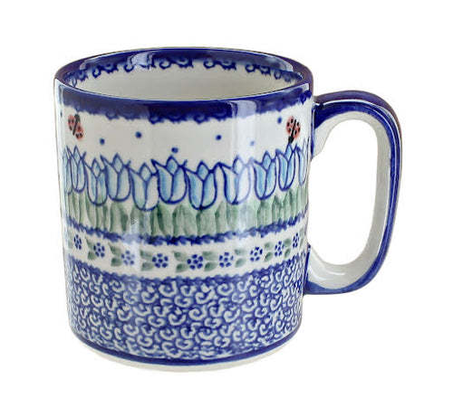 Polish Pottery Garden Tulip Coffee Mug