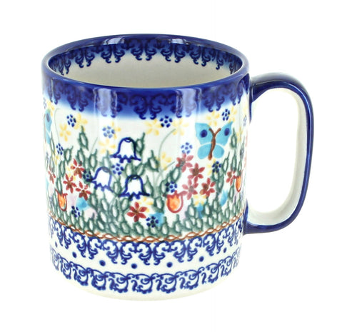 Polish Pottery Garden of Eden Coffee Mug