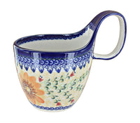 Polish Pottery Autumn Burst Soup Mug