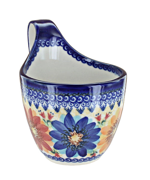 Autumn Burst Soup Mug Polish Pottery