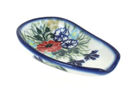 Polish Pottery Summer Garden Small Spoon Rest