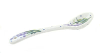 Polish Pottery Lavender Fields Sugar Spoon