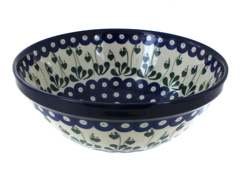 Alyce Medium Serving Bowl Polish Pottery