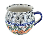 Polish Pottery Trick or Treat Bubble Soup Mug