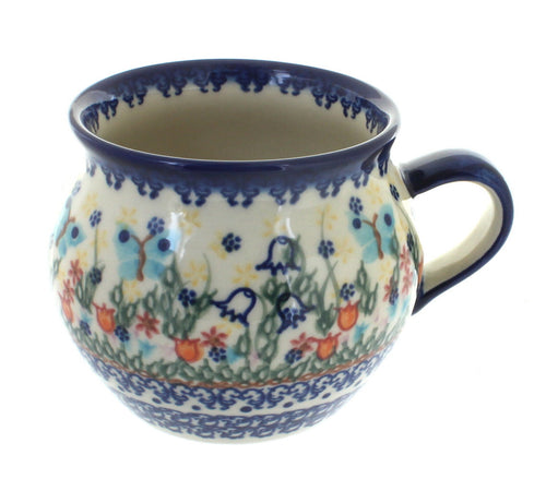 Polish Pottery Garden of Eden Bubble Soup Mug