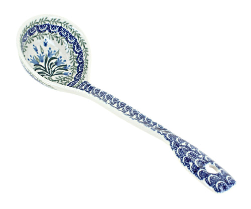 Polish Pottery Tulip Bouquet Soup Ladle