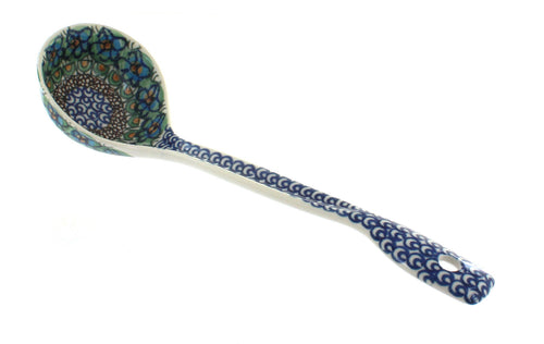 Polish Pottery Mardi Gras Soup Ladle