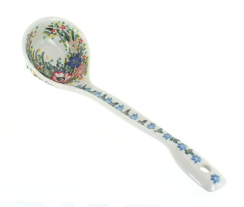 Polish Pottery Hummingbird Ladle