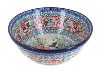 Polish Pottery Hummingbird Small Serving Bowl