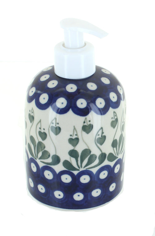 Polish Pottery Alyce Soap Dispenser