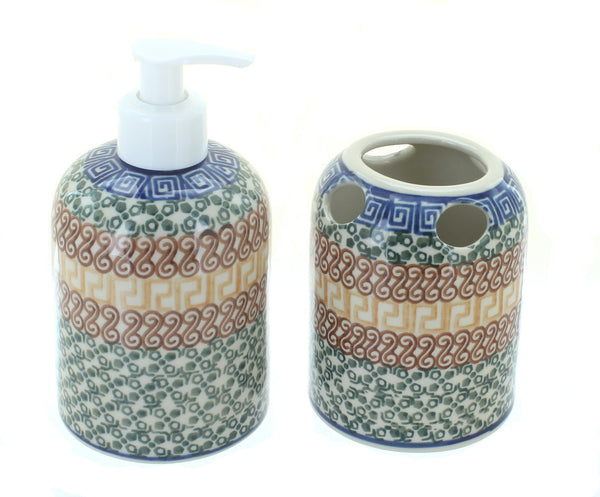 Athena Soap Dispenser & Toothbrush Holder