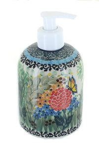 Polish Pottery Teresa Soap Dispenser