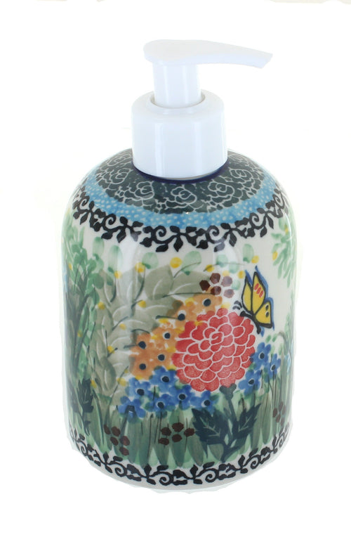 Polish Pottery Teresa Soap Dispenser