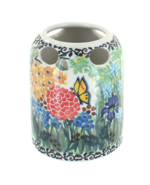 Polish Pottery Teresa Toothbrush Holder