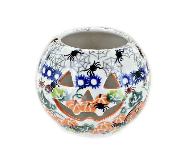 Trick or Treat Pumpkin Candle Holder