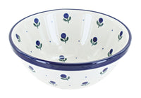 Polish Pottery Blueberry Cereal/Soup Bowl