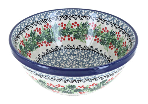 Polish Pottery Noelle Cereal/Soup Bowl