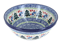 Polish Pottery Winter Bells Cereal/Soup Bowl