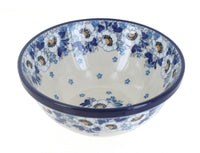 Polish Pottery Georgia Blue Cereal/Soup Bowl