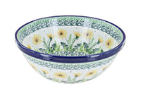 Polish Pottery Dandelion Cereal/Soup Bowl