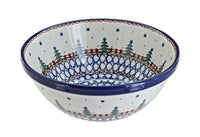 Polish Pottery Rustic Pines Cereal/Soup Bowl