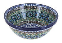 Polish Pottery Mardi Gras Cereal/Soup Bowl