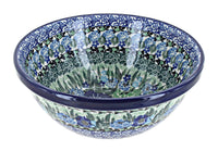 Polish Pottery Sapphire Fields Cereal/Soup Bowl