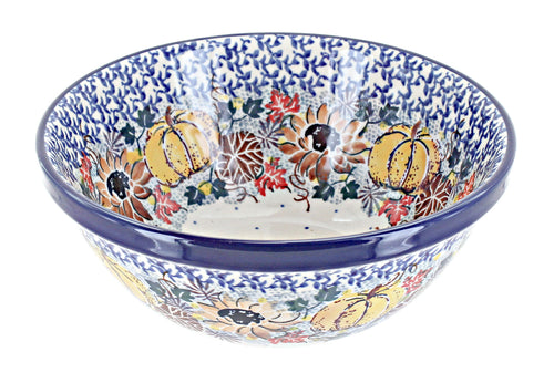 Polish Pottery Harvest Bounty Cereal/Soup Bowl
