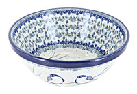 Polish Pottery Bluebird Cereal/Soup Bowl
