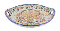 Polish Pottery Forest Friends Chip & Dip Plate