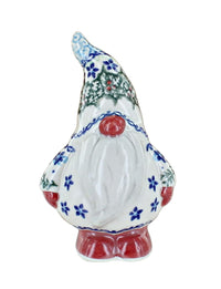 Polish Pottery Winter Celebration Gnome Figurine