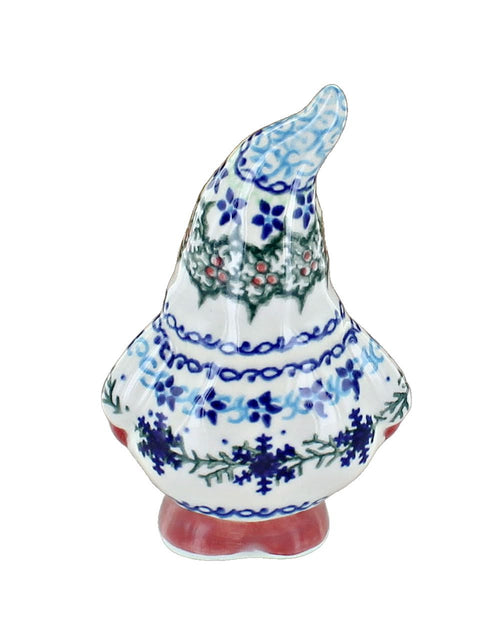 Winter Celebration Gnome Figurine Polish Pottery