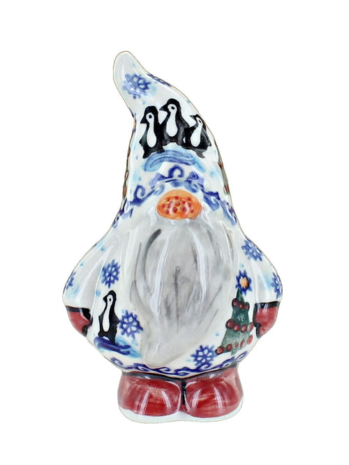 Polish Pottery Arctic Holidays Gnome Figurine