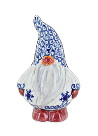 Polish Pottery Noel Nights Gnome Figurine