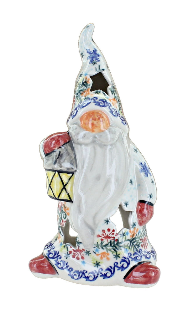 Winter Cardinal Gnome Luminary