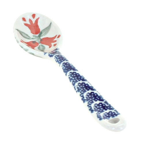 Polish Pottery Spring Tulip Sugar Spoon